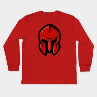 Red Gladiator Kids Long Sleeve T-Shirt